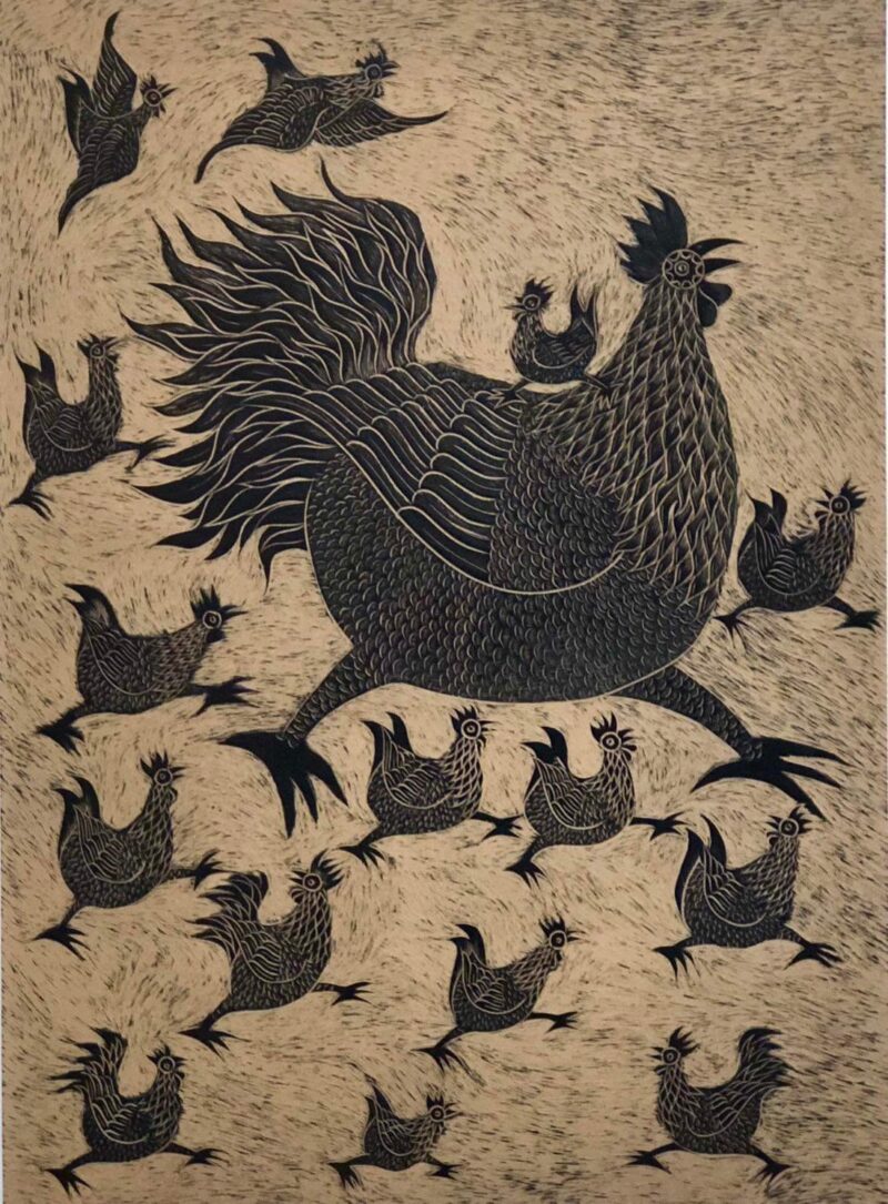 April in Lanna 2007 Size57x76cm